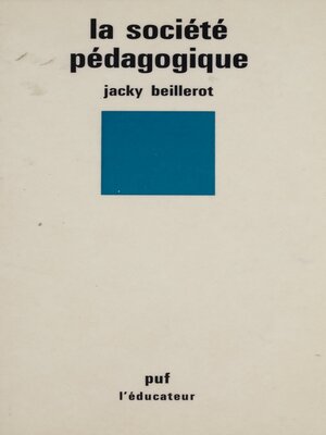 cover image of La Société pédagogique